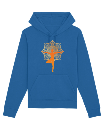 Yoga Mandala Portocaliu Royal Blue
