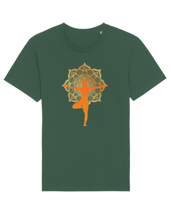 Yoga Mandala Portocaliu Bottle Green