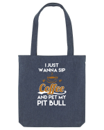 COFFEE AND PIT BULL Sacoșă textilă