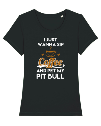 COFFEE AND PIT BULL Black