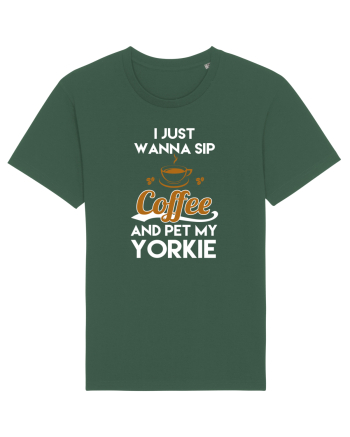 COFFEE AND YORKIE Bottle Green