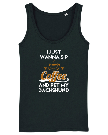 COFFEE AND DACHSHUND Black