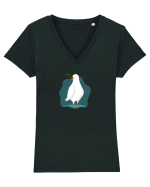 world peace day Tricou mânecă scurtă guler V Damă Evoker