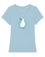 world peace day Tricou mânecă scurtă guler larg fitted Damă Expresser