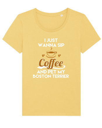 COFFEE AND BOSTON TERRIER Jojoba
