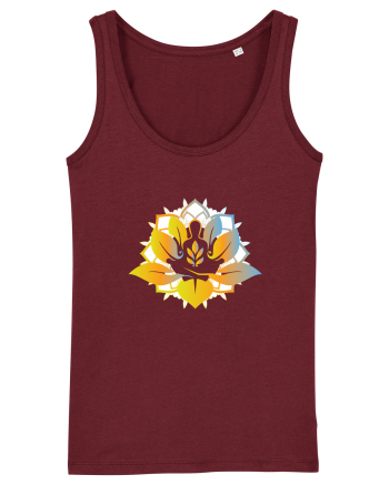 Yoga Lotus Auriu Albastru Burgundy