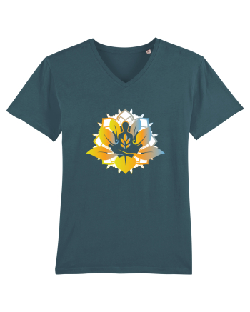 Yoga Lotus Auriu Albastru Stargazer