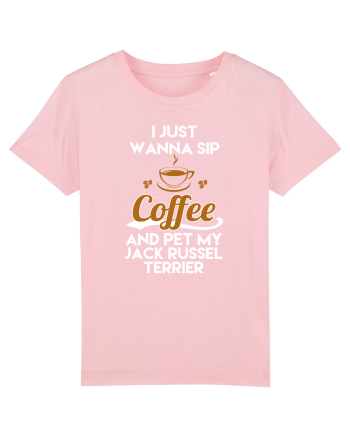 COFFEE AND DOG Cotton Pink