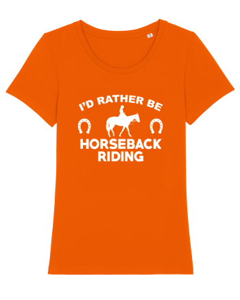 HORSEBACK RIDING Bright Orange