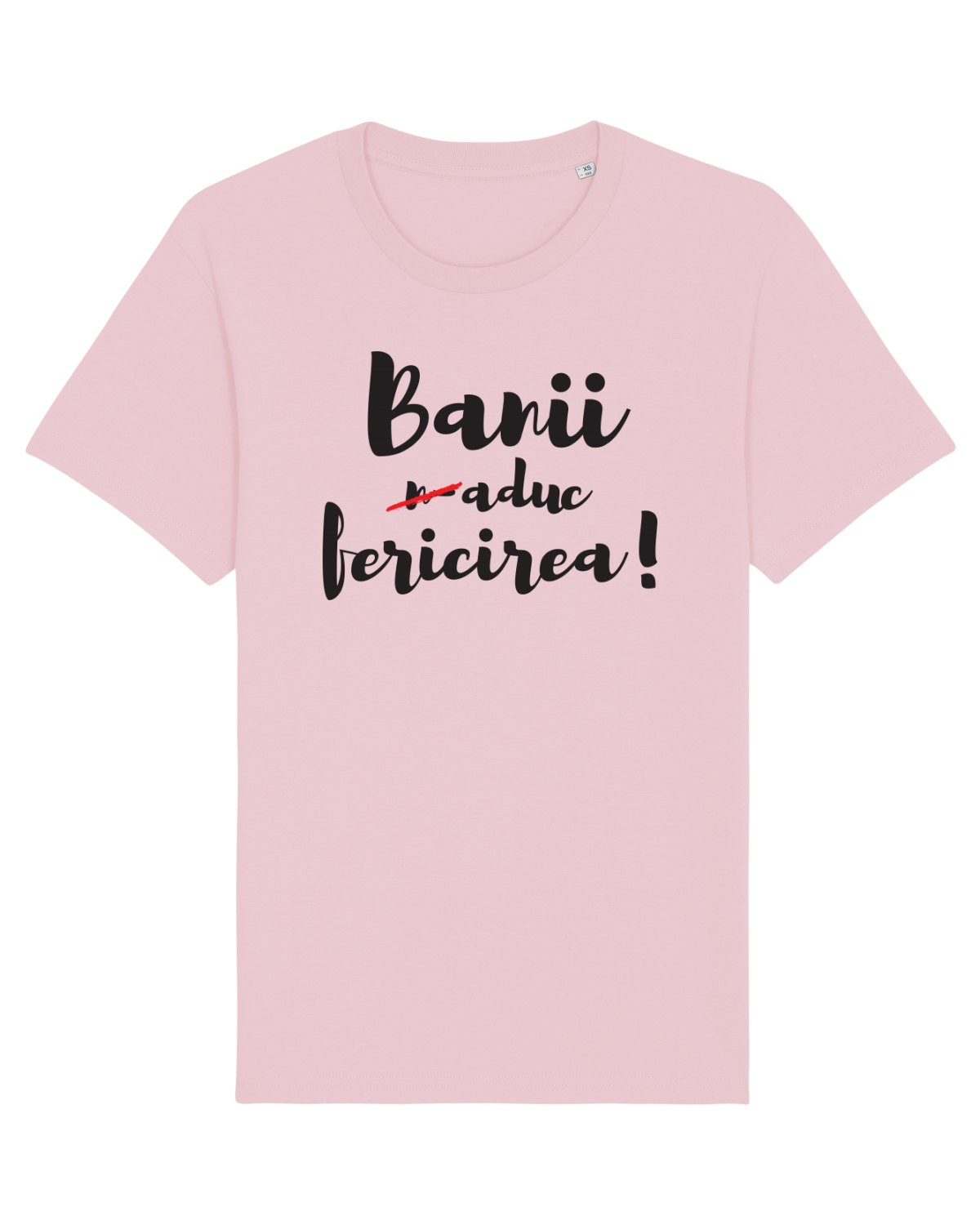 Tricou mânecă scurtă Unisex Rocker Cotton Pink