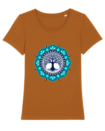Copac Yoga cu Mandala Roasted Orange