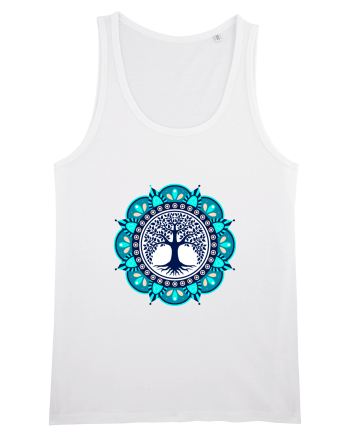 Copac Yoga cu Mandala White