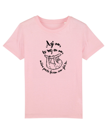 Azi nu, te rog eu nu (negru) Cotton Pink