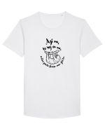 Azi nu, te rog eu nu (negru) Tricou mânecă scurtă guler larg Bărbat Skater