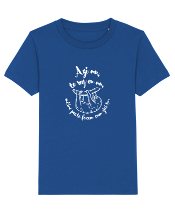Azi nu, te rog eu nu (alb) Majorelle Blue