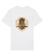 Yoga Auriu Mandala Tricou mânecă scurtă Unisex Rocker