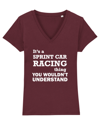 RACING CAR Burgundy