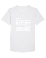 RACING CAR Tricou mânecă scurtă guler larg Bărbat Skater
