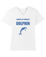 DOLPHIN Tricou mânecă scurtă guler V Bărbat Presenter