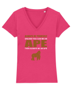 APE Tricou mânecă scurtă guler V Damă Evoker