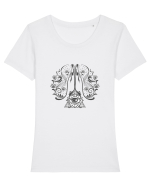 Yoga Ochi Triunghi Tricou mânecă scurtă guler larg fitted Damă Expresser
