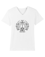 Yoga Ochi Triunghi Tricou mânecă scurtă guler V Bărbat Presenter