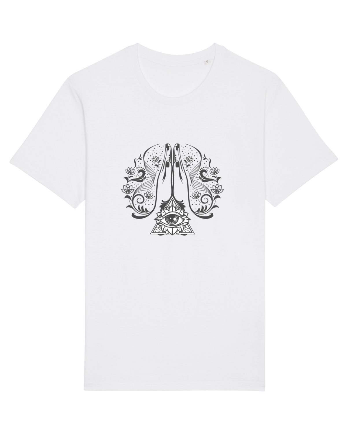 Tricou mânecă scurtă Unisex Rocker White