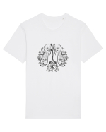 Yoga Ochi Triunghi Tricou mânecă scurtă Unisex Rocker