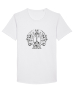 Yoga Ochi Triunghi Tricou mânecă scurtă guler larg Bărbat Skater