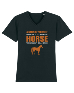 HORSE Tricou mânecă scurtă guler V Bărbat Presenter