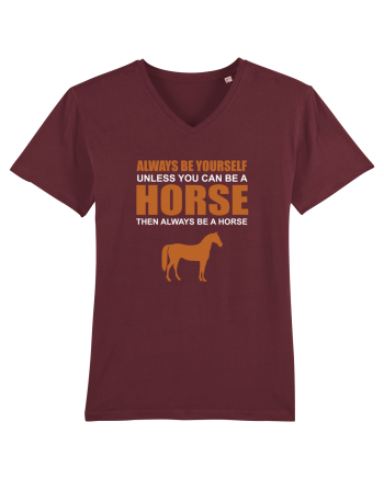 HORSE Burgundy