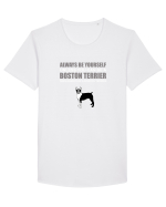 BOSTONTERRIER Tricou mânecă scurtă guler larg Bărbat Skater
