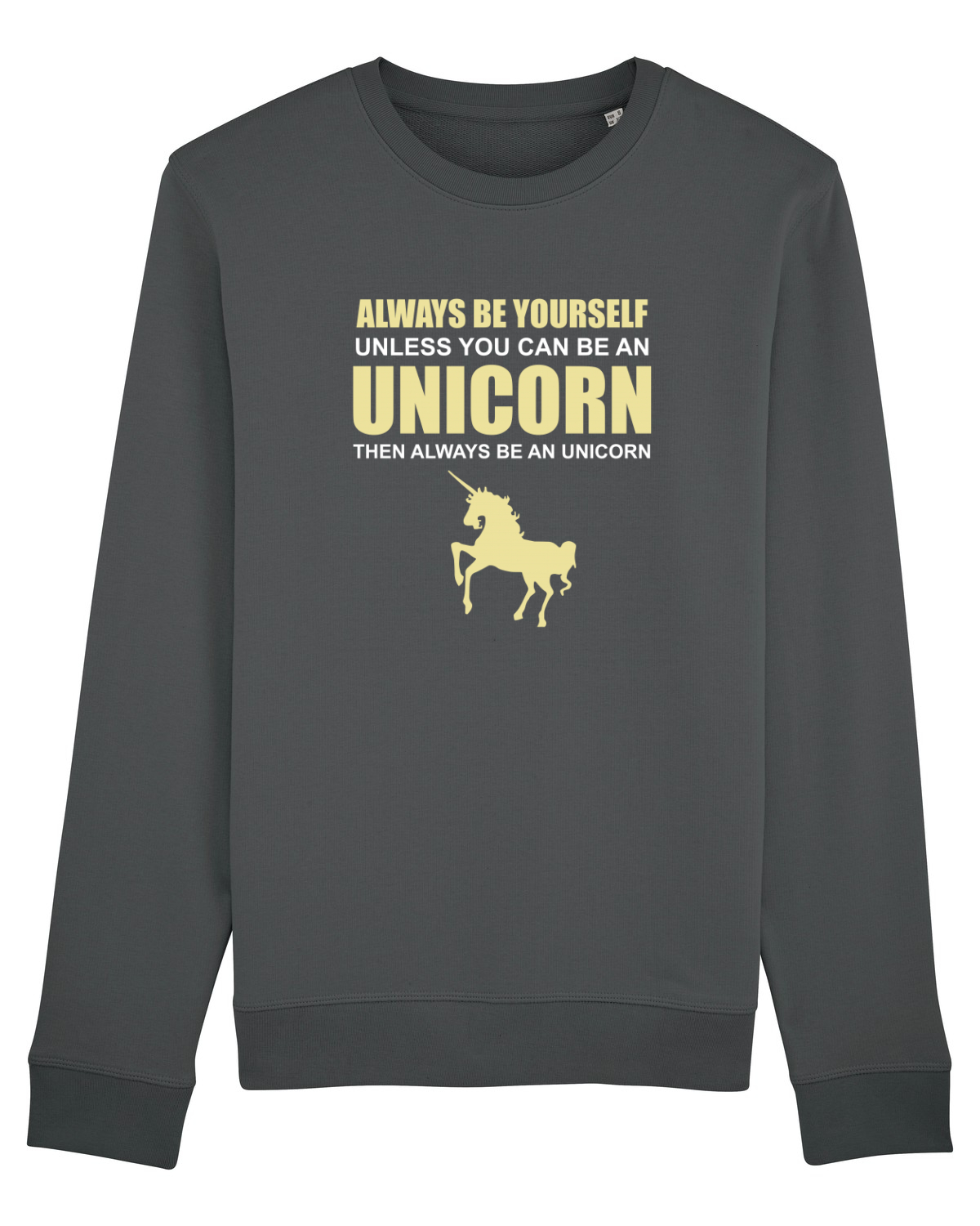 Bluză mânecă lungă Unisex Rise Anthracite