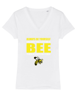 BEE Tricou mânecă scurtă guler V Damă Evoker