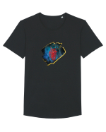 The heart of it all  Tricou mânecă scurtă guler larg Bărbat Skater