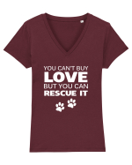 RESCUE PETS Tricou mânecă scurtă guler V Damă Evoker