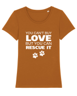 RESCUE PETS Tricou mânecă scurtă guler larg fitted Damă Expresser