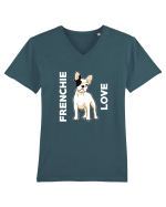 FRENCHIE Tricou mânecă scurtă guler V Bărbat Presenter