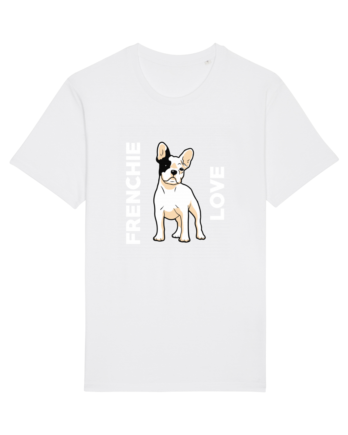 Tricou mânecă scurtă Unisex Rocker White