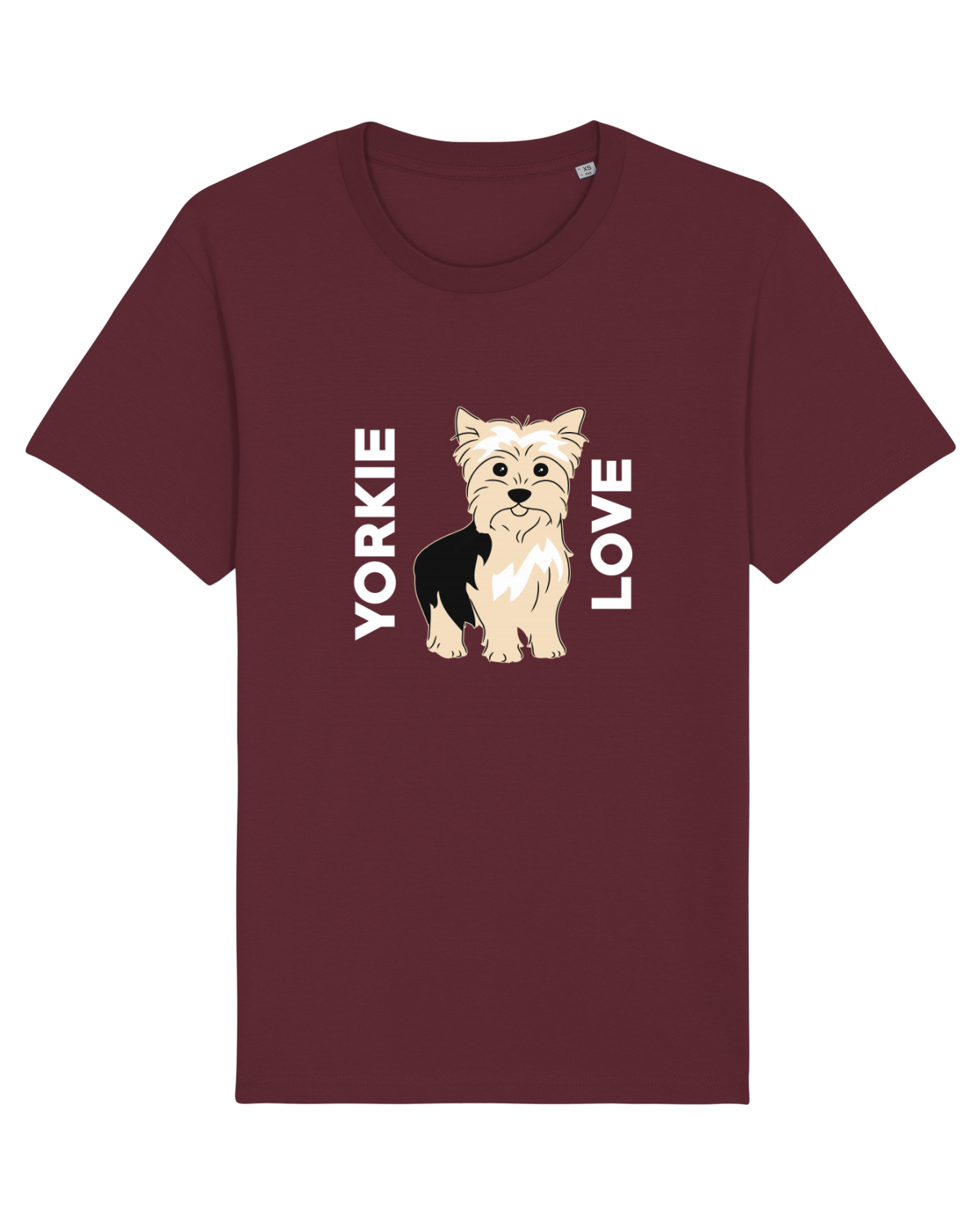 Tricou mânecă scurtă Unisex Rocker Burgundy
