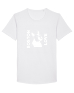 BOSTON LOVE Tricou mânecă scurtă guler larg Bărbat Skater