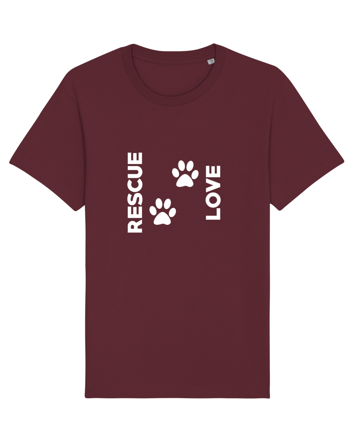 Tricou mânecă scurtă Unisex Rocker Burgundy