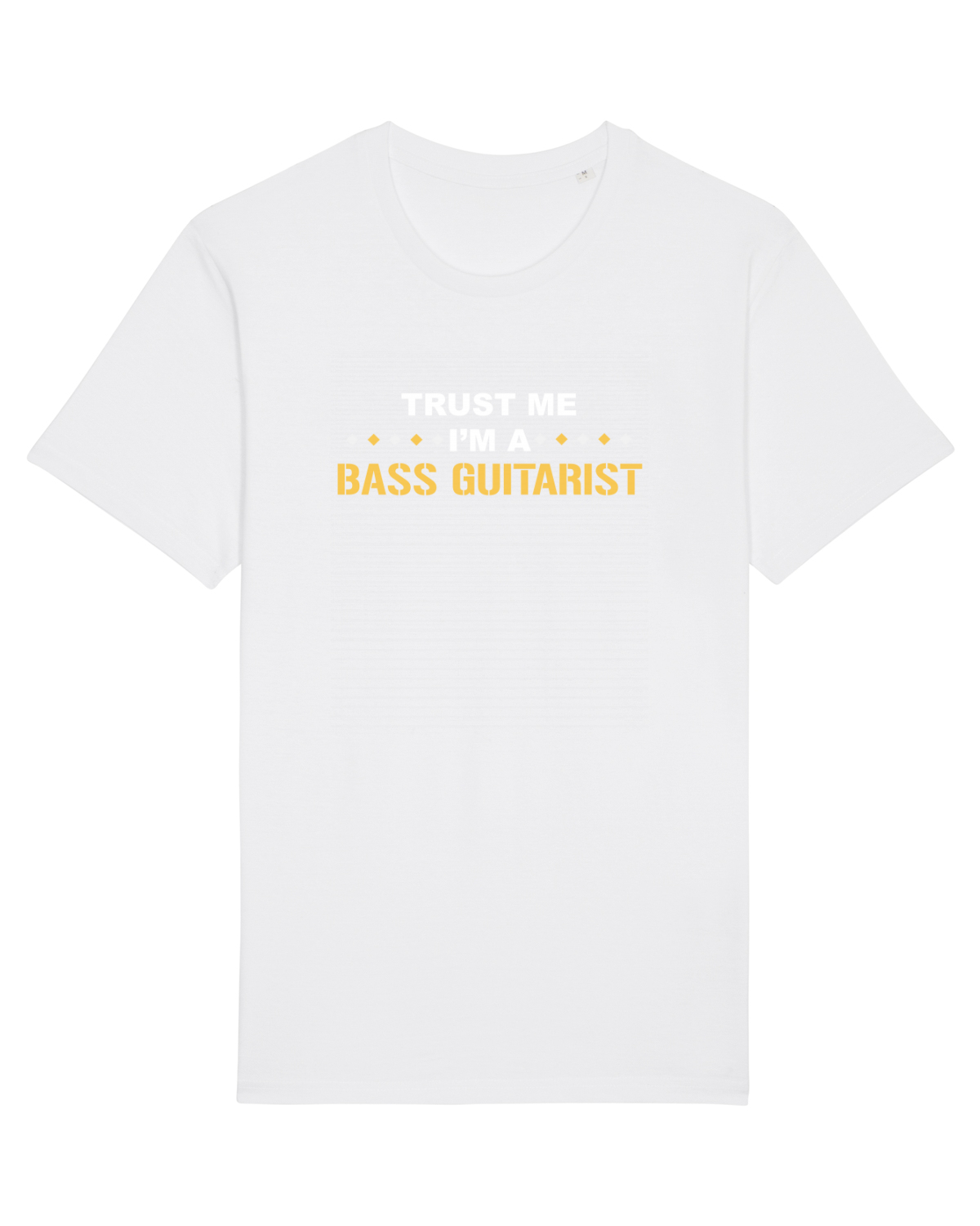 Tricou mânecă scurtă Unisex Rocker White