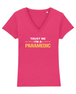 PARAMEDIC Tricou mânecă scurtă guler V Damă Evoker