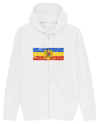 Tricolor Stema Romaniei White