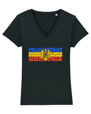 Tricolor Stema Romaniei Black