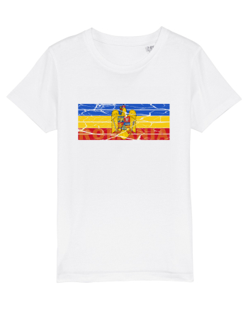 Tricolor Stema Romaniei White