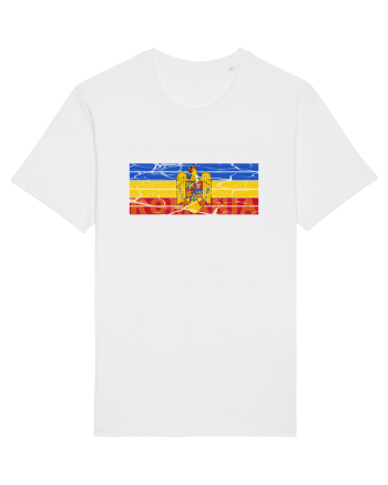 Tricolor Stema Romaniei White