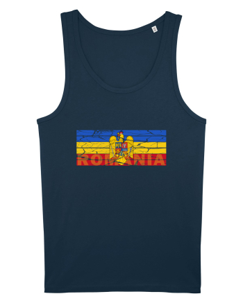 Tricolor Stema Romaniei Navy