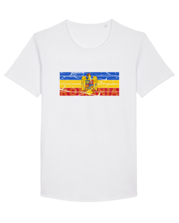 Tricolor Stema Romaniei White